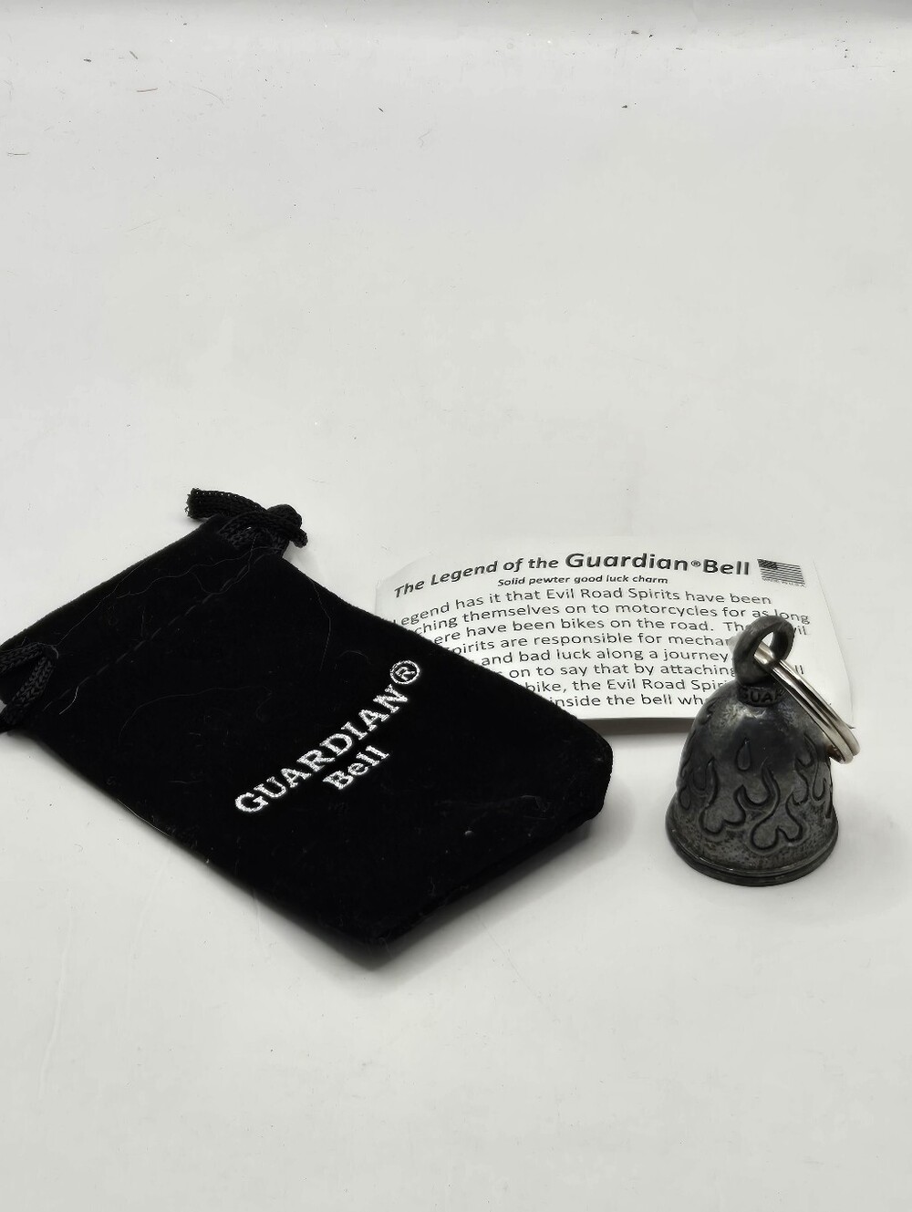 New Flame Fire Guardian Bell Eagle Collectable Motorcycle Rider Guardian® Bells